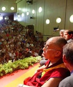 Una recente visita del Dalai Lama a Trento